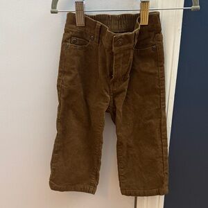 Janie and Jack Brown Corduroy Trousers
